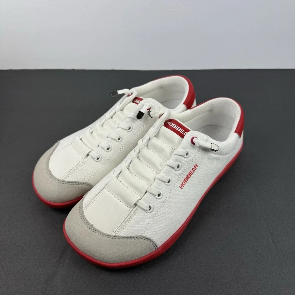 Hobibear Barefoot Shoes 40 Red White Minimalist Womens 9 Mens 8‎ Sneaker New